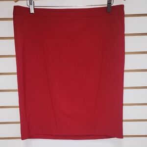 The Limited Elegant Red Skirt